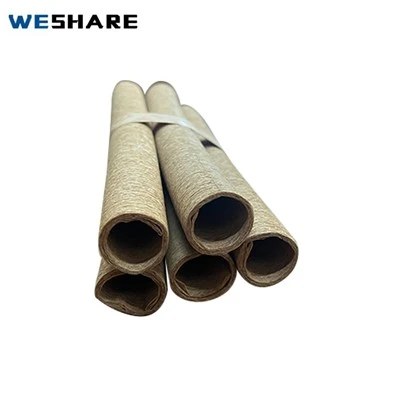 Tubes en papier crêpe